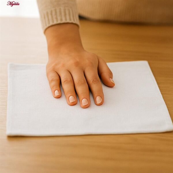 دستمال نظافت خانه و آشپزخانه نخ ماییلدا مدل 5351 بسته 5 عددی