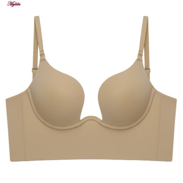 سوتین اسفنجی زنانه ماییلدا مدل جکدار فنردار بند متحرک کد 5477-90020