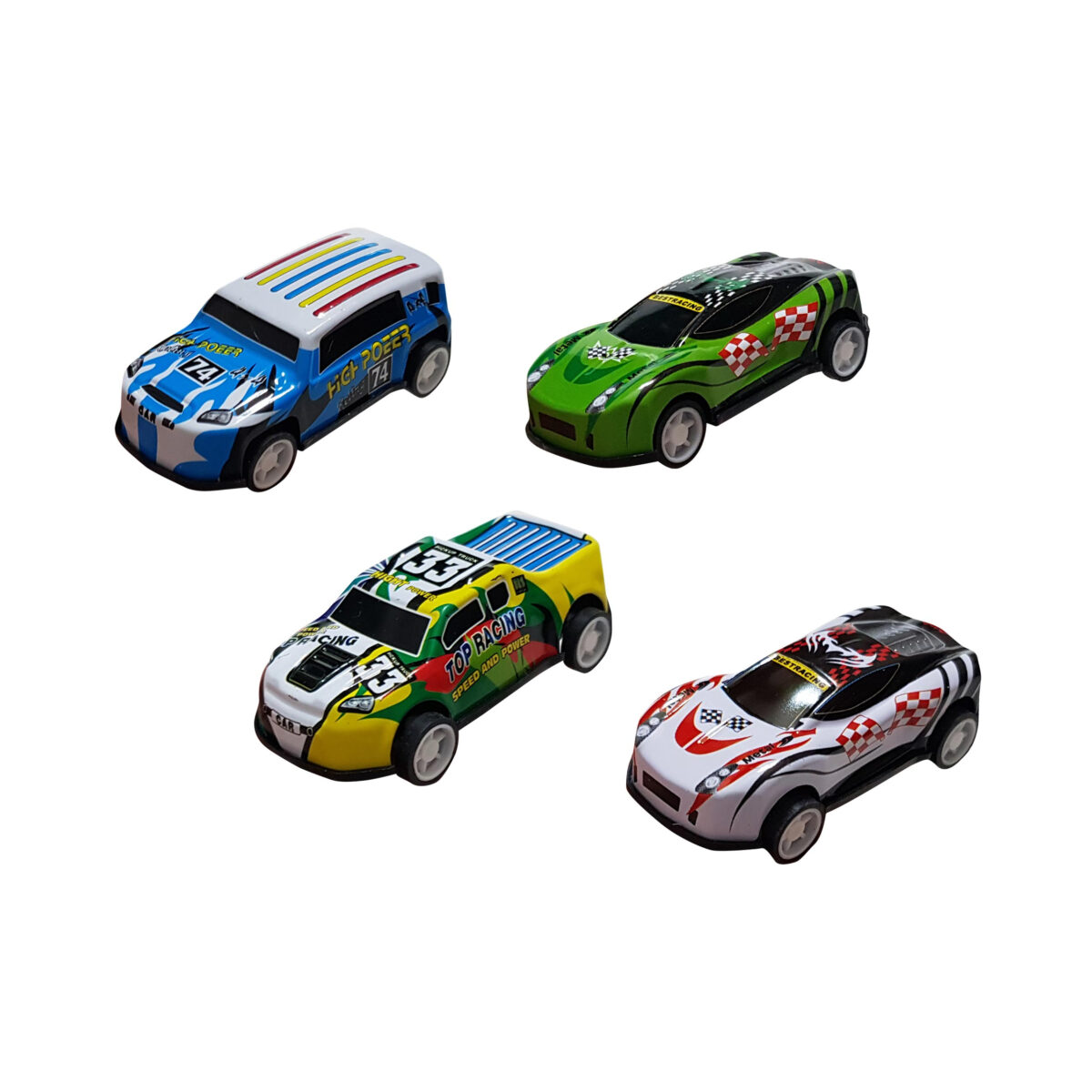 ماشین بازی مدل عقب کش کد 4663-4 بسته 4 عددی ماشین بازی مدل عقب کش کد 4663-4 بسته 4 عددی