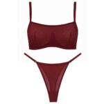 ست شورت و سوتین زنانه براگور مدل فنردار تاپی کد 5462-2030