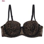 ست شورت و سوتین زنانه شارمین مدل جکدار فنردار پلنگی کد 5458-1066