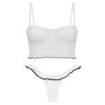 ست شورت و نیم‌تنه زنانه ماییلدا مدل فنردار کد 5432-606