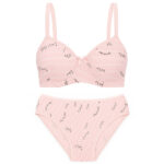 ست شورت و سوتین زنانه شارمین مدل فنردار کد 5467-2065