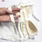 تاپ زنانه ماییلدا مدل گل گلی گیپوری کد 5474-1837