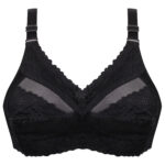 سوتین زنانه پانیذ مدل بدون فنر کد 66369 رنگ مشکی