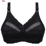 سوتین زنانه پانیذ مدل بدون فنر کد 66369 رنگ مشکی