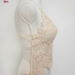 تاپ زنانه ماییلدا مدل گل گلی گیپوری کد 5474-1837