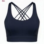 نیم تنه ورزشی زنانه ماییلدا مدل اسپورت پد ثابت پشت ضربدری کد 4848