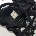 کراپ تاپ زنانه ماییلدا مدل گل گلی گیپوری کد 5474-1837