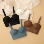 ست شورت و سوتین زنانه ماییلدا مدل لانگ لاین فنردار بند متحرک کد 5480-028