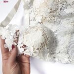 تاپ زنانه ماییلدا مدل گل گلی گیپوری کد 5474-1837