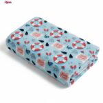 حوله دست و صورت ماییلدا طرح تفریحات ساحلی کد 5538 سایز 75x35 سانتی متر