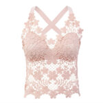 تاپ زنانه ماییلدا مدل گل گلی گیپوری کد 5474-1837