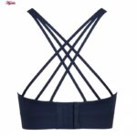 نیم تنه ورزشی زنانه ماییلدا مدل اسپورت پد ثابت پشت ضربدری کد 4848