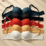 سوتین فنردار زنانه ماییلدا طرح پولک ماهی کد 5494