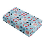 حوله دست و صورت ماییلدا طرح تفریحات ساحلی کد 5538 سایز 75x35 سانتی متر