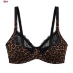 ست شورت و سوتین زنانه کارنا رز مدل فنردار پلنگی کد 5547