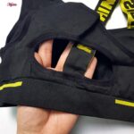 ست نیم‌تنه و شلوارک ورزشی زنانه مدل سیملس پشت چین دار کد 5562-2333