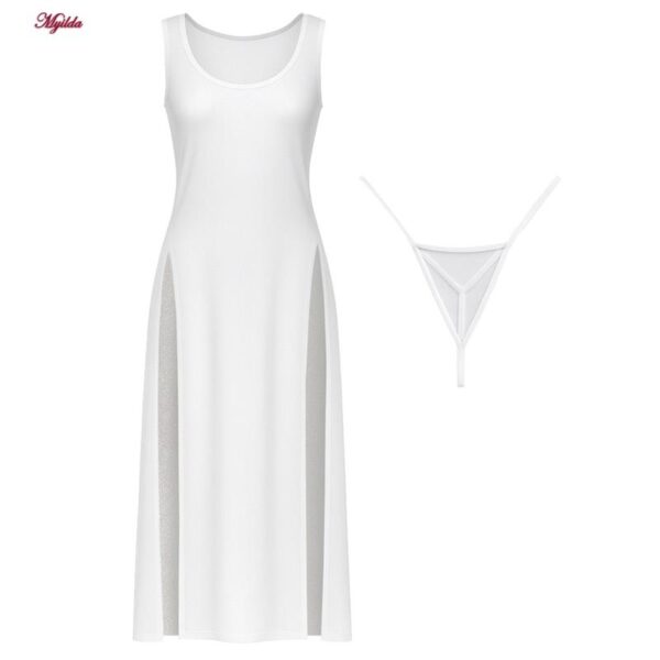 لباس خواب زنانه ماییلدا مدل توری کد 5529-LS53