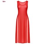 لباس خواب زنانه ماییلدا مدل توری کد 5529-LS53