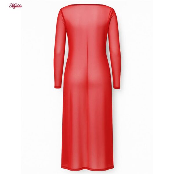 لباس خواب زنانه ماییلدا مدل توری کد 5524-52