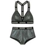 ست شورت و نیم‌تنه زنانه ماییلدا مدل پوست ماری کد 5498-5055