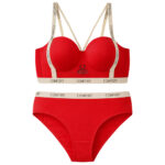 ست شورت و سوتین زنانه ماییلدا مدل لیزری هارنس دار بدون فنر نیم جک کد 5667