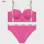 ست شورت و سوتین زنانه ماییلدا مدل لیزری هارنس دار بدون فنر نیم جک کد 5667