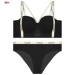 ست شورت و سوتین زنانه ماییلدا مدل لیزری هارنس دار بدون فنر نیم جک کد 5667