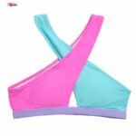 مایو 2 تکه زنانه شین مدل ضربدری کد 5005-7