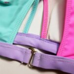 مایو 2 تکه زنانه شین مدل ضربدری کد 5005-7