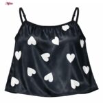 لباس خواب زنانه ماییلدا مدل ساتن ابریشم کد 5661-2031 به همراه اسکرانچی مو