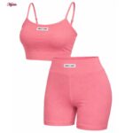 ست نیم‌تنه و شلوارک ورزشی زنانه ماییلدا مدل 5633