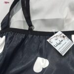 لباس خواب زنانه ماییلدا مدل ساتن ابریشم کد 5661-2031 به همراه اسکرانچی مو