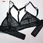 ست شورت و سوتین زنانه رونیا مدل هارنس دار قلبی کد 5525-409