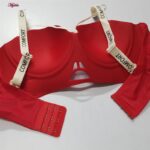 ست شورت و سوتین زنانه ماییلدا مدل لیزری هارنس دار بدون فنر نیم جک کد 5667